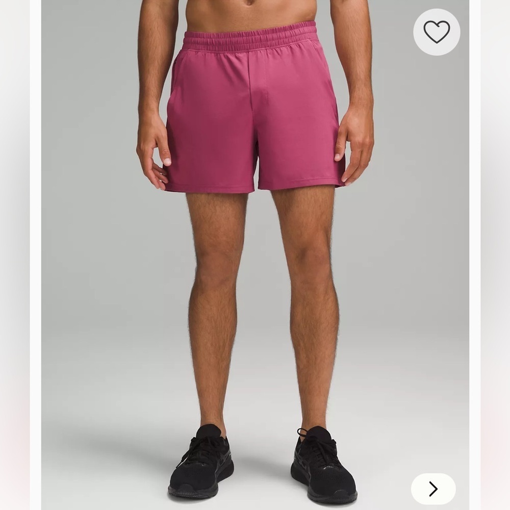 Lululemon Pace Breaker Linerless Short 7” Washed Mauve Large